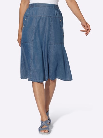 WITT WEIDEN Jeans-Rock in blue-bleached