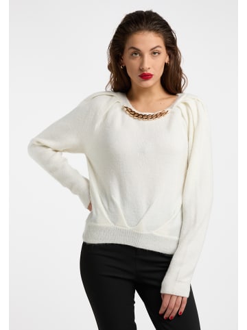 faina Pullover in Weiss