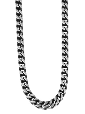 Adeliás Herren Halskette aus Edelstahl 50 cm in silber
