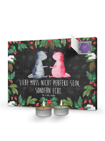 Mr. & Mrs. Panda Duftkerzen Adventskalender Axolotl Liebe mit Sp... in Kreidetafel