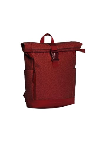 Daniel Ray DRS25.1687 PU Rubber leopard print backpack L Goodhouse in 57 burgundy
