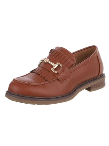 Ital-Design Halbschuh in Camel
