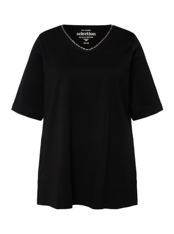 Ulla Popken Shirt in schwarz