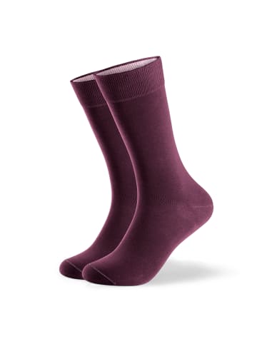 von Jungfeld Socken SIGNATURE CLASSIC in Burgundy Red