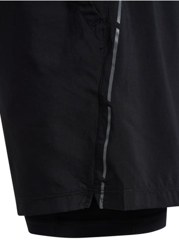 Hummel Short "Fast 2In1 Shorts" in Schwarz
