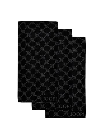 JOOP! Handtuch 3er Pack in Schwarz Cornflower