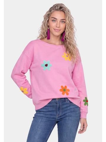IZIA Women Sweatshirt in Pink