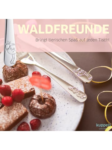 Kuppels 4-tlg. Kinderbesteck Set WALDFREUNDE in edelstahl
