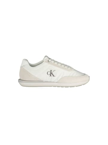 Calvin Klein Weiße recycelte Polyester-Sneaker