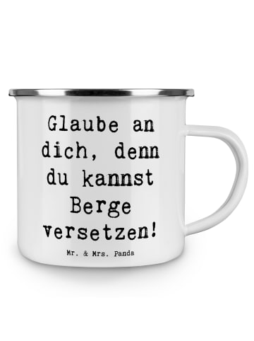 Mr. & Mrs. Panda Kaffeepott Spruch Selbstvertrauen stärken mit S... in Weiß