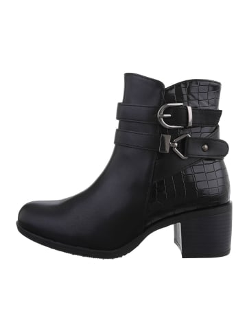 Ital-Design Stiefelette in Schwarz