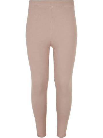 Urban Classics Urban Classics Damen Girls High Waist Jersey Leggings in duskrose