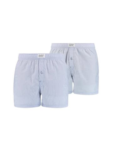 Levi´s Web-Boxershorts 4er Pack in Grau/Hellblau