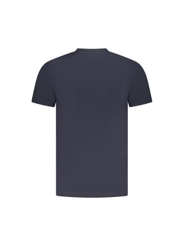 cavalli CLASS Blaues Baumwoll-T-Shirt
