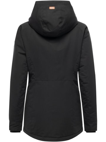 ragwear Kurzmantel Alvena YOUMODO in Black