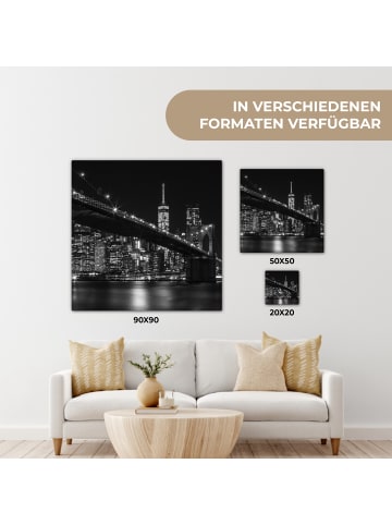 MuchoWow Leinwand Bilder Brooklyn Bridge