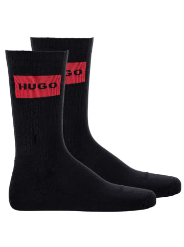 HUGO Socken 2er Pack in Schwarz