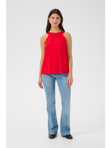 Cream Ärmellose Bluse CRTiah Straight fit in High Risk Red