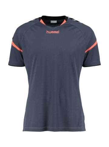 Hummel T-Shirt Auth. Charge Kinder in OMBRE BLUE/NASTURIUM