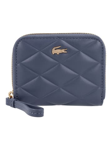 Lacoste Core Essentials Crocodelle Geldbörse Leder 10.5 cm in folkstone gray