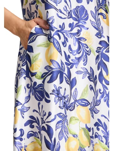 Vera Mont Sommerkleid mit überschnittenen Ärmeln in Nature/Blue