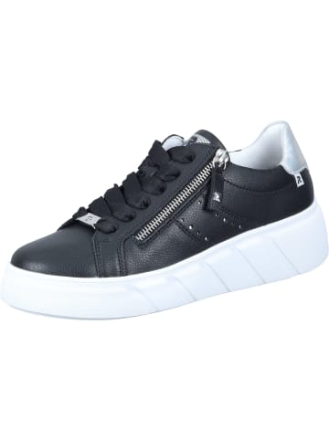 rieker Schnürschuhe in schwarz/perlmutt/schwarz