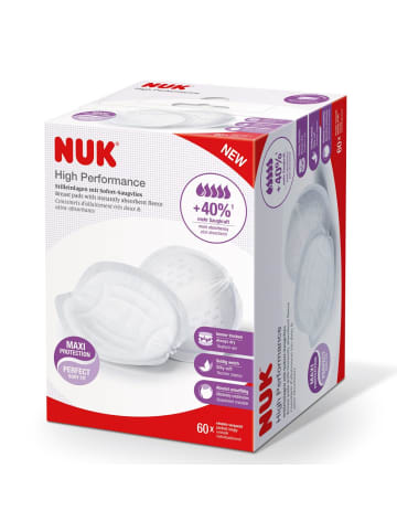 NUK Einweg-Stilleinlage 60er Pack High Perfo in weiss