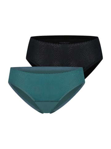 Schiesser Rioslip Invisible Soft Lace in schwarz,grün