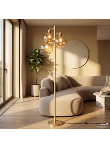 home24 Stehleuchte PENSI in Braun