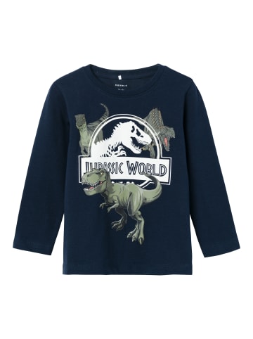 name it Langarmshirt NMMNIJAL JURASSIC LS TOP in dark sapphire