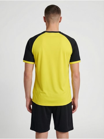 Hummel T-Shirt Raglanärmel Hmlmatch Erwachsene in BLAZING YELLOW/BLACK