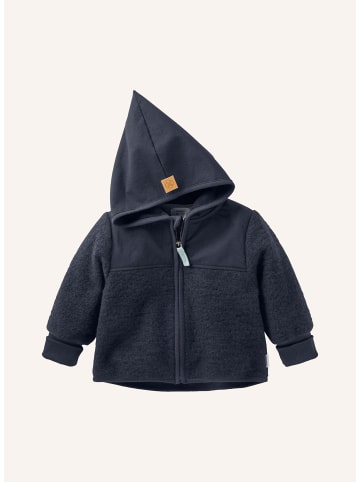 Hessnatur Wollfleece Jacke in marine