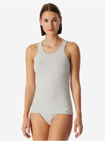 ELLE Tanktop ELLE SUPER SOFT in weiß, grau