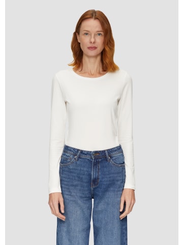 s.Oliver T-Shirt langarm in Creme