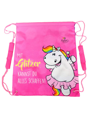 United Labels Pummel und Friends Turnbeutel Pummelfee mit Kordelzug 40 x 35 cm in pink