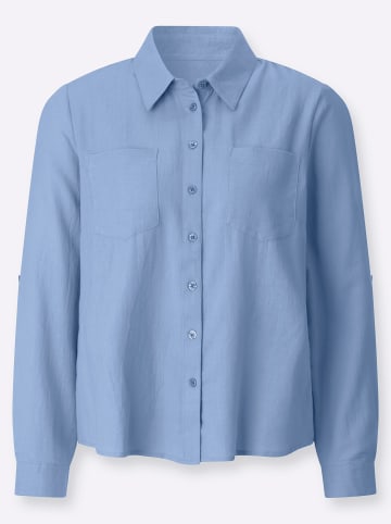 WITT WEIDEN Flanell-Bluse in bleu