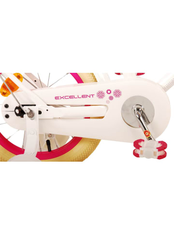 Volare Kinderfahrrad  Excellent, 14  Zoll in weiß