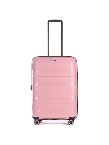 Stratic Straw 4-Rollen Trolley bicolor 66 cm in rose light-blue