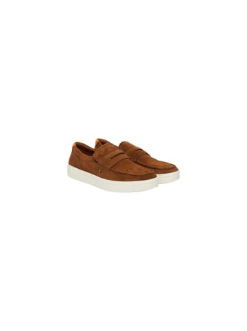 Tommy Hilfiger Braun Wildleder Slip-On-Loafer