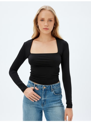 KOTON Bluse in Schwarz