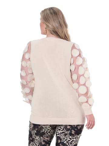 MIAMODA Pullover in dunkles kitt