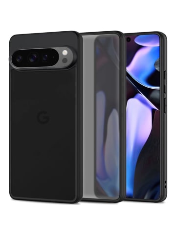 TechProtect MagMat-Hülle kompatibel mit Google Pixel 9 / 9 Pro in Schwarz in Schwarz