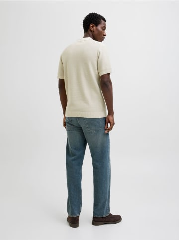 Jack & Jones Gestricktes T-Shirt in Whitecap Gray