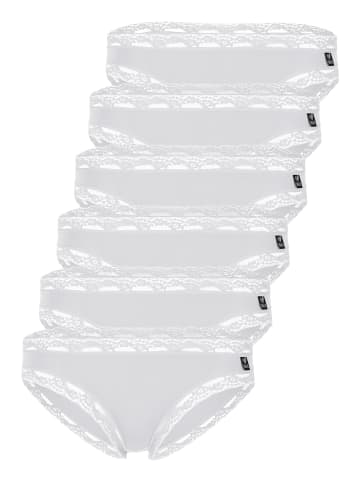 Like It 6er Pack Minislip in weiss