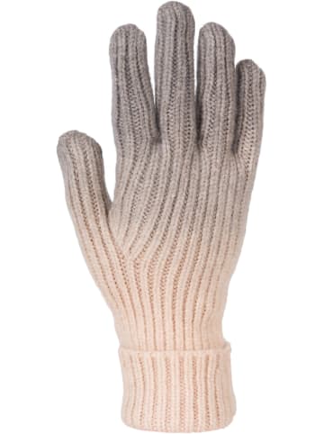 styleBREAKER Strickhandschuhe mit Farbverlauf in Grau-Beige