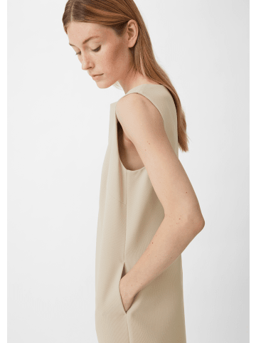 comma Kleid kurz in Beige