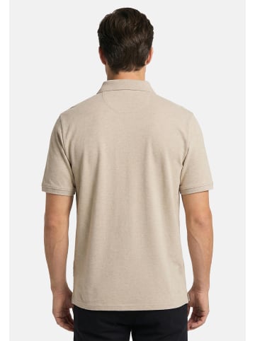 Casa moda Poloshirt Basic in Blau / beige
