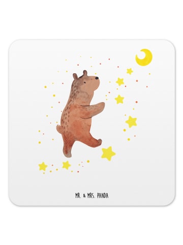Mr. & Mrs. Panda Untersetzer Bär Träume ohne Spruch in Weiß