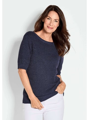 GOLDNER Kurzgröße:  Pullover Pullover in marine