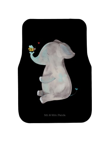Mr. & Mrs. Panda Auto-Fußmatte Elefant Biene ohne Spruch in Schwarz